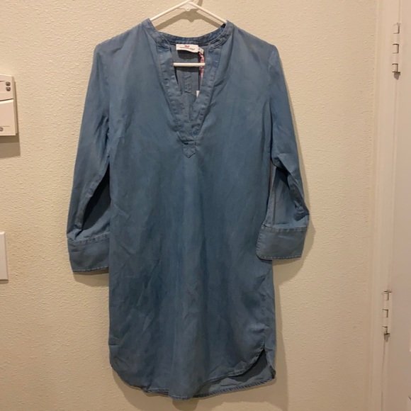 Vineyard vines chambray tunic shirt size 0 new with tags - Picture 2 of 4